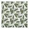 Tropical Leaves Pattern 10" x 10" Cotton Twill Napkin